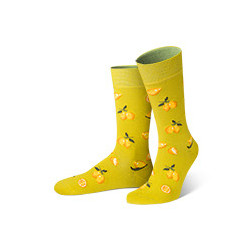 Socken Zitrone