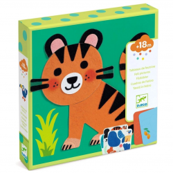 Collage: Weiche Filztiere