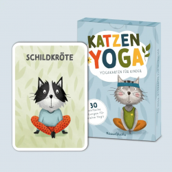 Kinderyoga Karten mit Katzen "Katzenyoga"