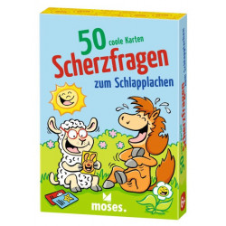 50 coole Karten: Scherzfragen zum Schlapplachen