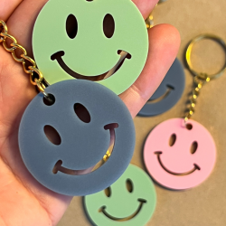 Schlüsselanhänger Smiley